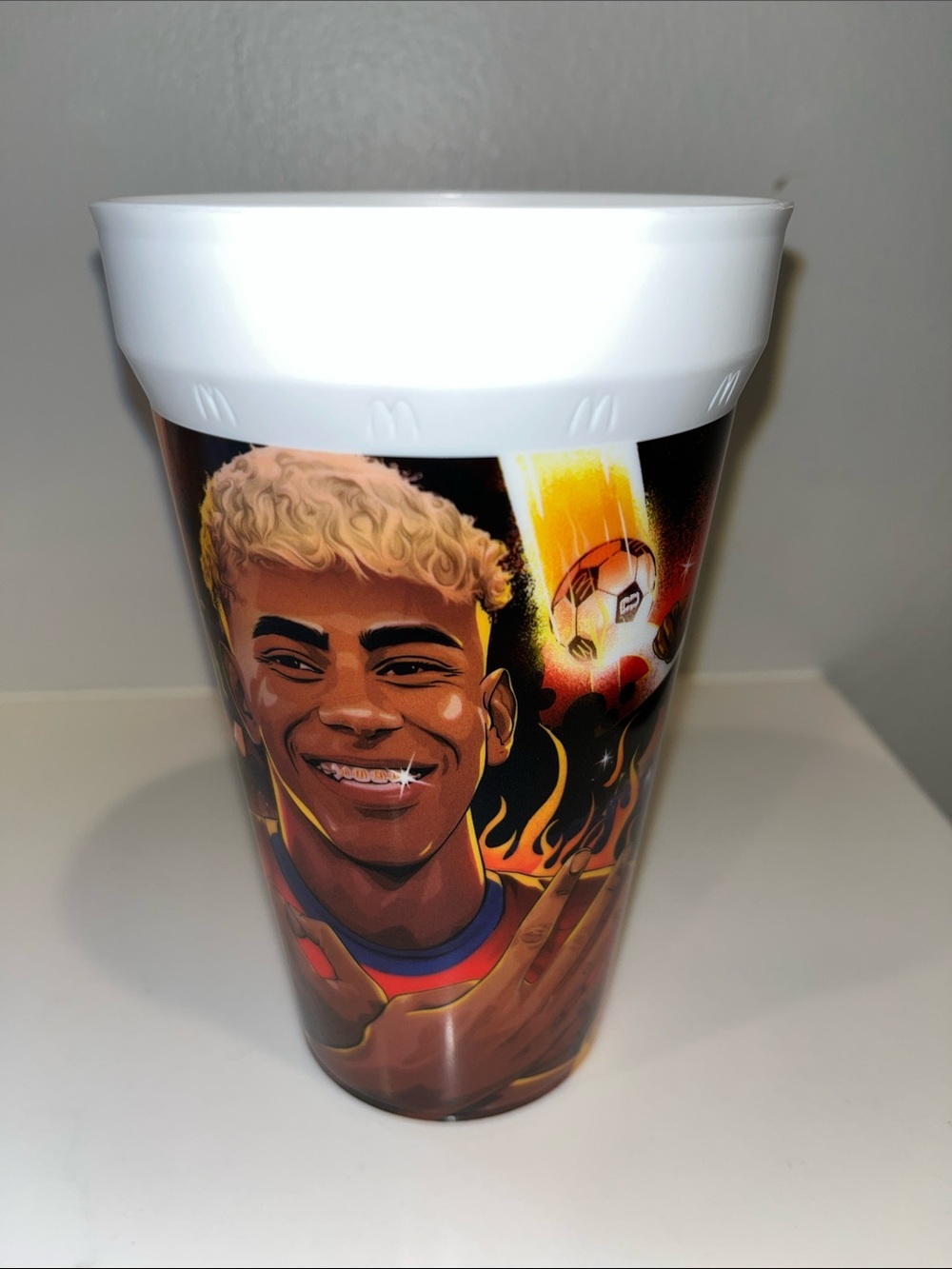 FIFA WORLD Cup LAMINE YAMAL COLLECTIBLE plastic McDonald’s Sports Player Cup